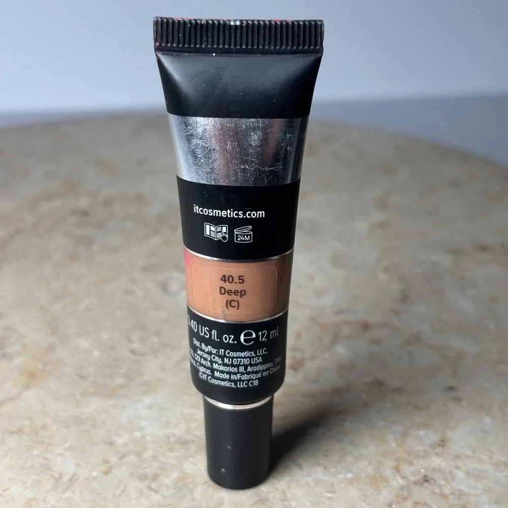 IT Cosmetics Bye Bye Under‎ Eye Full Coverage Waterproof Concealer 40.5 Deep C